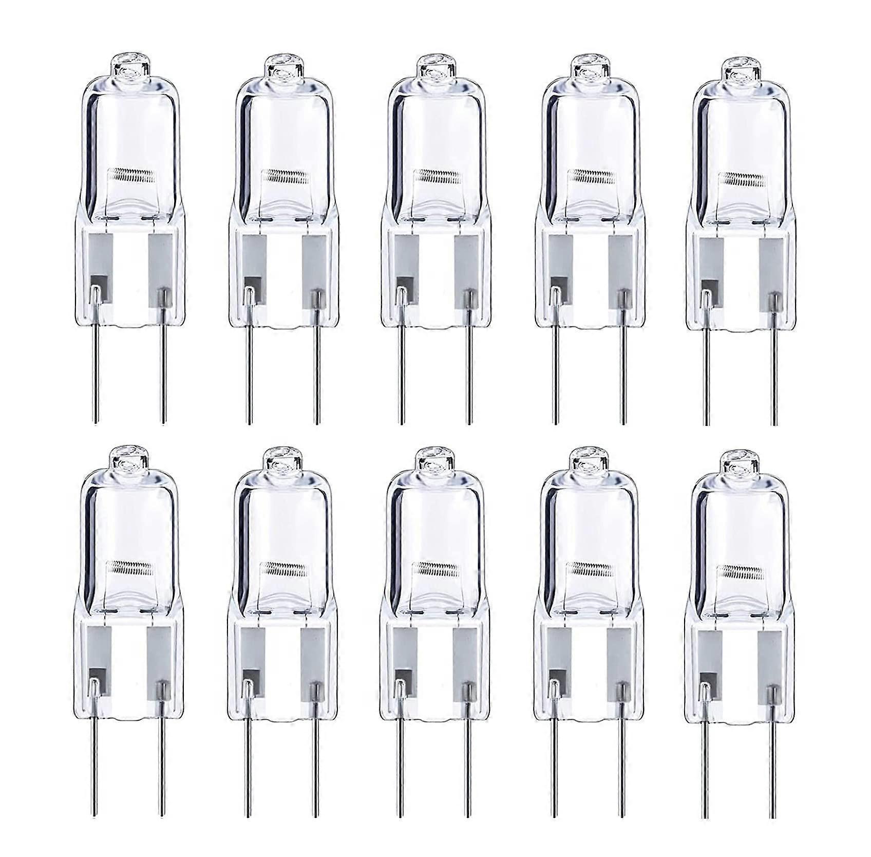 G6.35 50W 12V Halogen Light Bulbs Dimmable, 650lm, Warm White 2700K, Clear Capsule Lamp, GY6.35 Bipin Halogen Light (5)