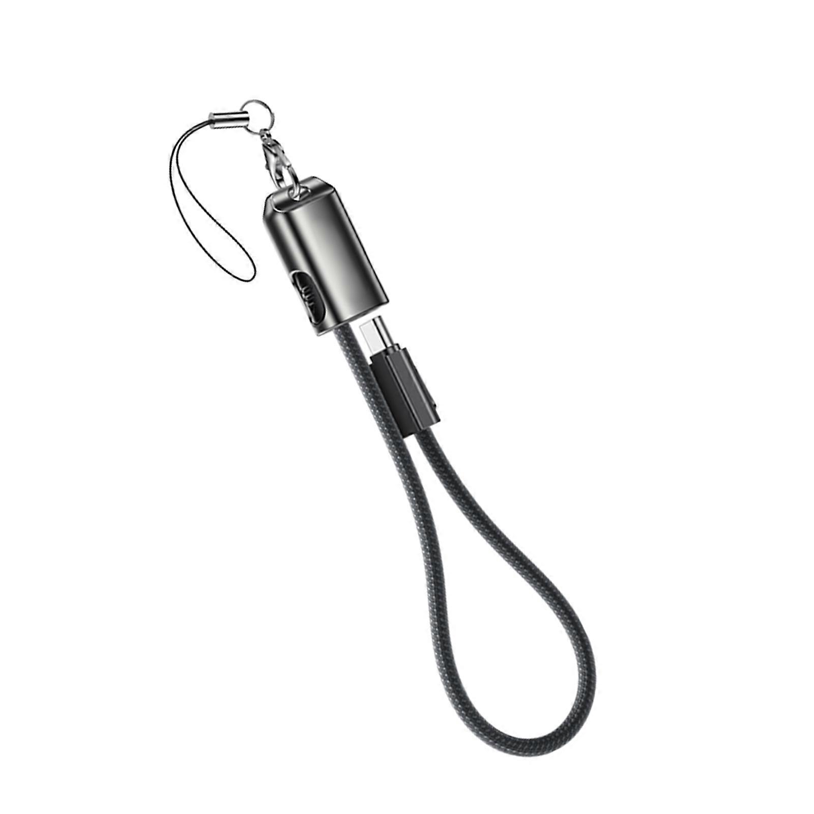 USB C to USB C Cable USB C Fast Charging Cord for Cellphone Phone Laptop USB C Keychain Cable 7.8'' Length Multicolor