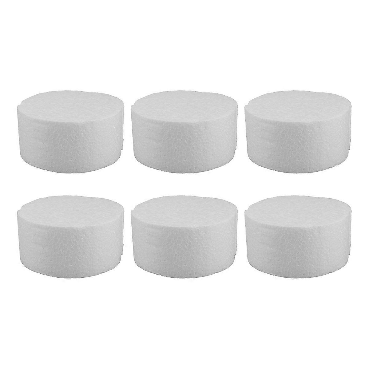 DIY Painting Tool for Kids with 6 White Foam Cylinders Safe Odorless and Durable for HandOn Activities