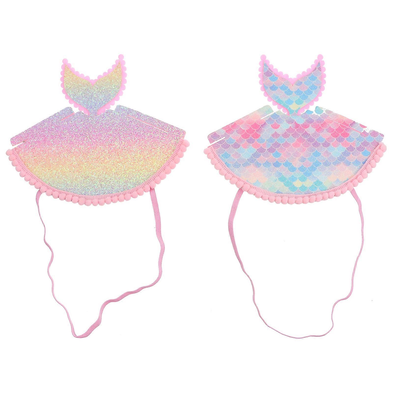 **マーメイド バースデー パーティー ハット** の洗練された魅力的な製品説明は次のとおりです。
✨ **2個の人魚の誕生日パーティーの帽子のキラキラの鱗
