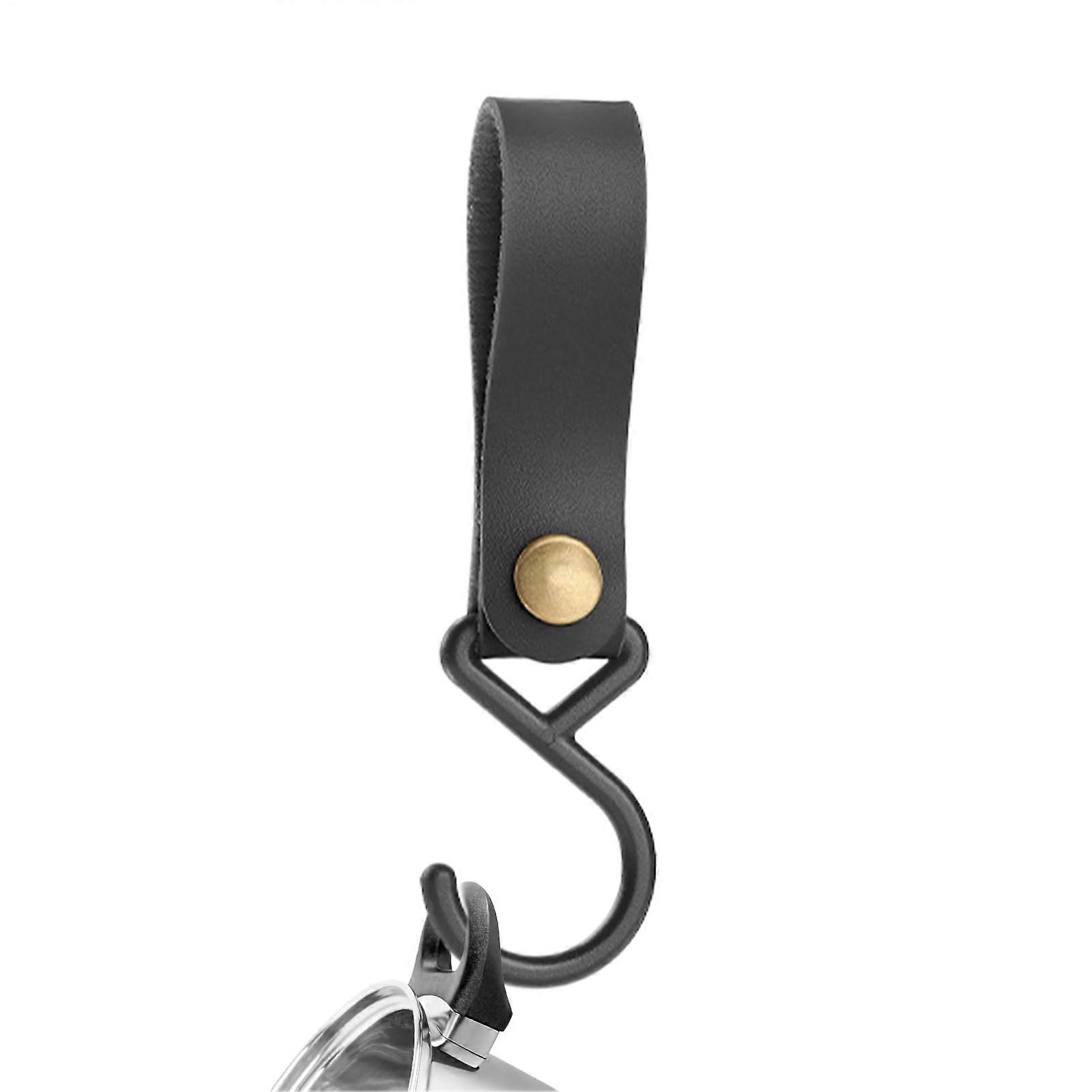 S Hooks with Belt Storage Hooks for Home Leather SHooks Coat Clothes Hooks for Camping Outdoor Hooks Have A Reusable Design