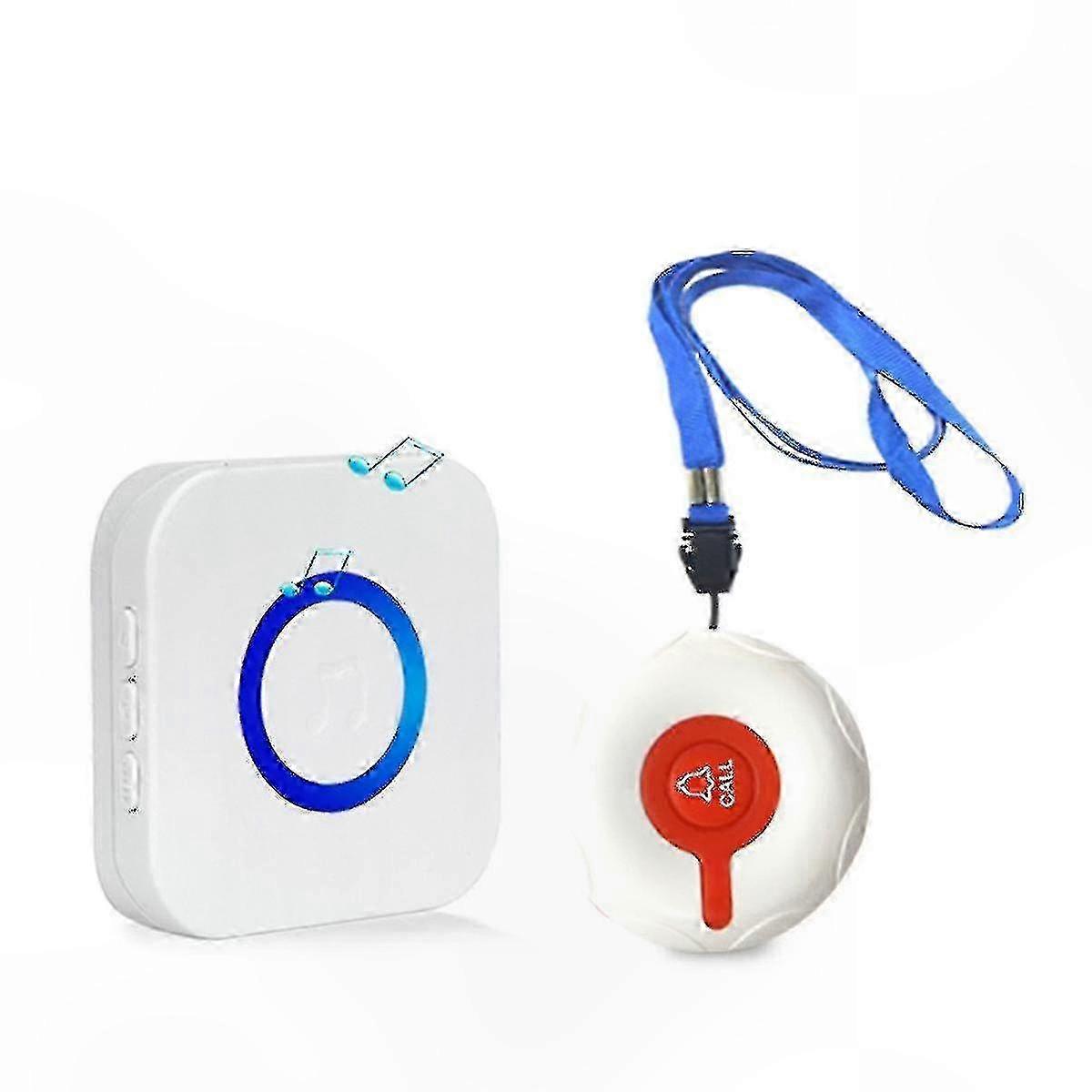 Personal Safety Alarm for Seniors, Wireless SOS Alert with Rechargeable Help Button for Home Use