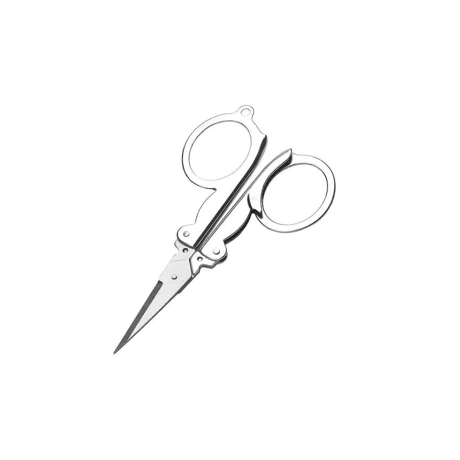 Kitchen Scissors - Mini Foldable Travel Scissors, Small Craft Scissors, Embroidery Thread Scissors for Dressmaking