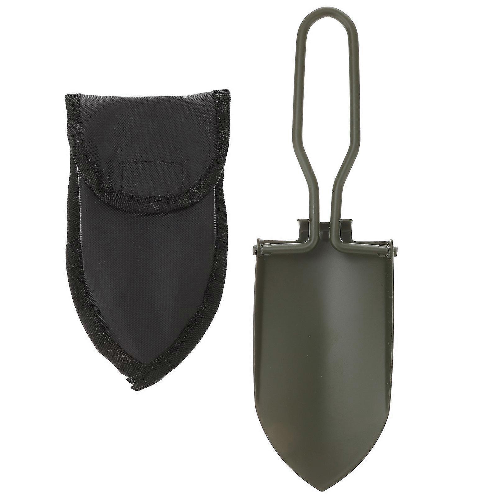 Outdoor Folding Scoop Garden Digging Tools Portable Cloth Bag Packaging 9.1×2.4×0.8in 1Pack