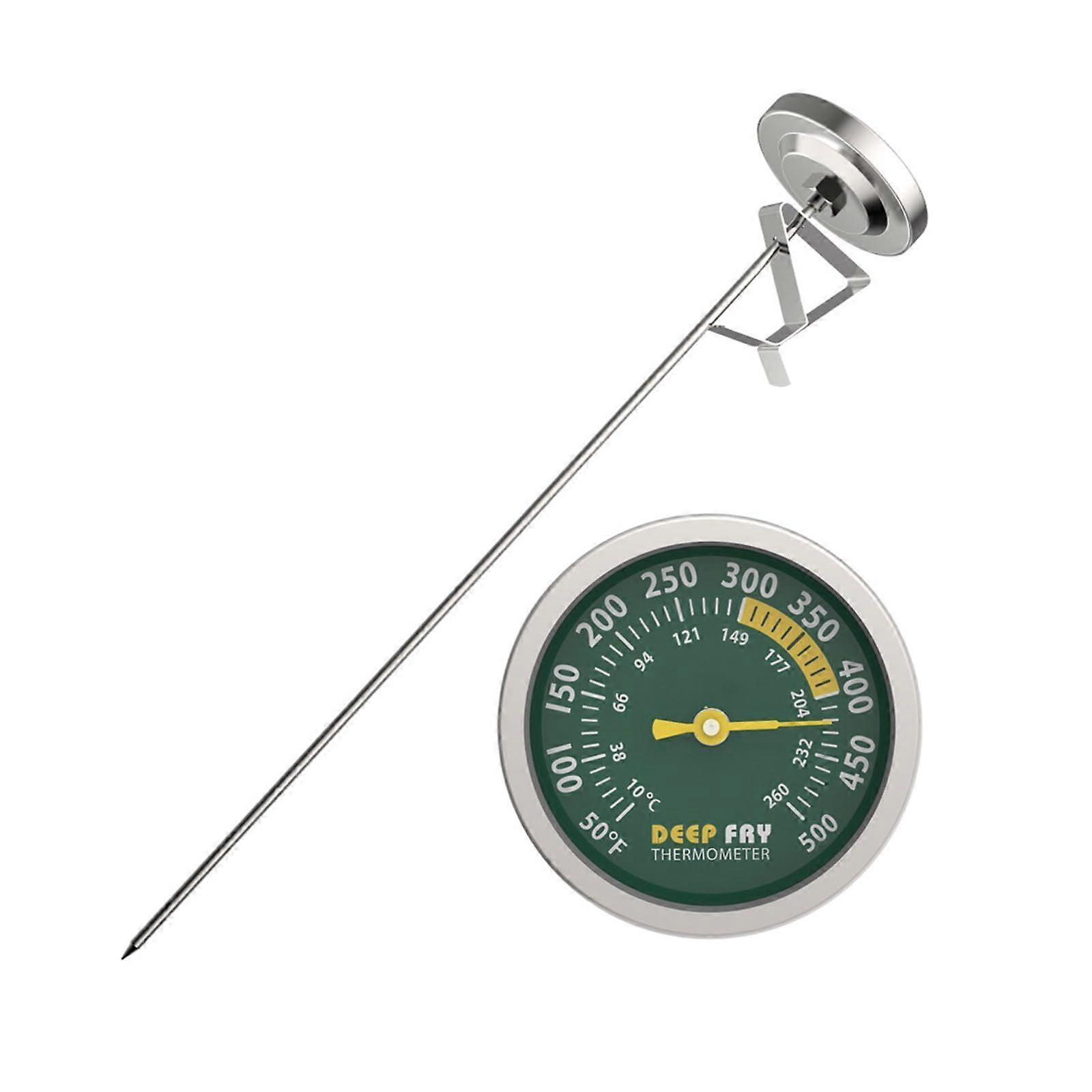 Stainless steel temperature measuring device for cooking sweets like frying oil in the kitchen