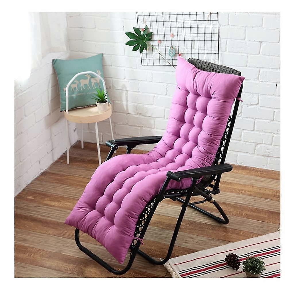 Garden Cushion 170x53x10cm Thick Non-Slip Sofa Cushion for Folding Chairs, Color Style1, Size 155x53cm