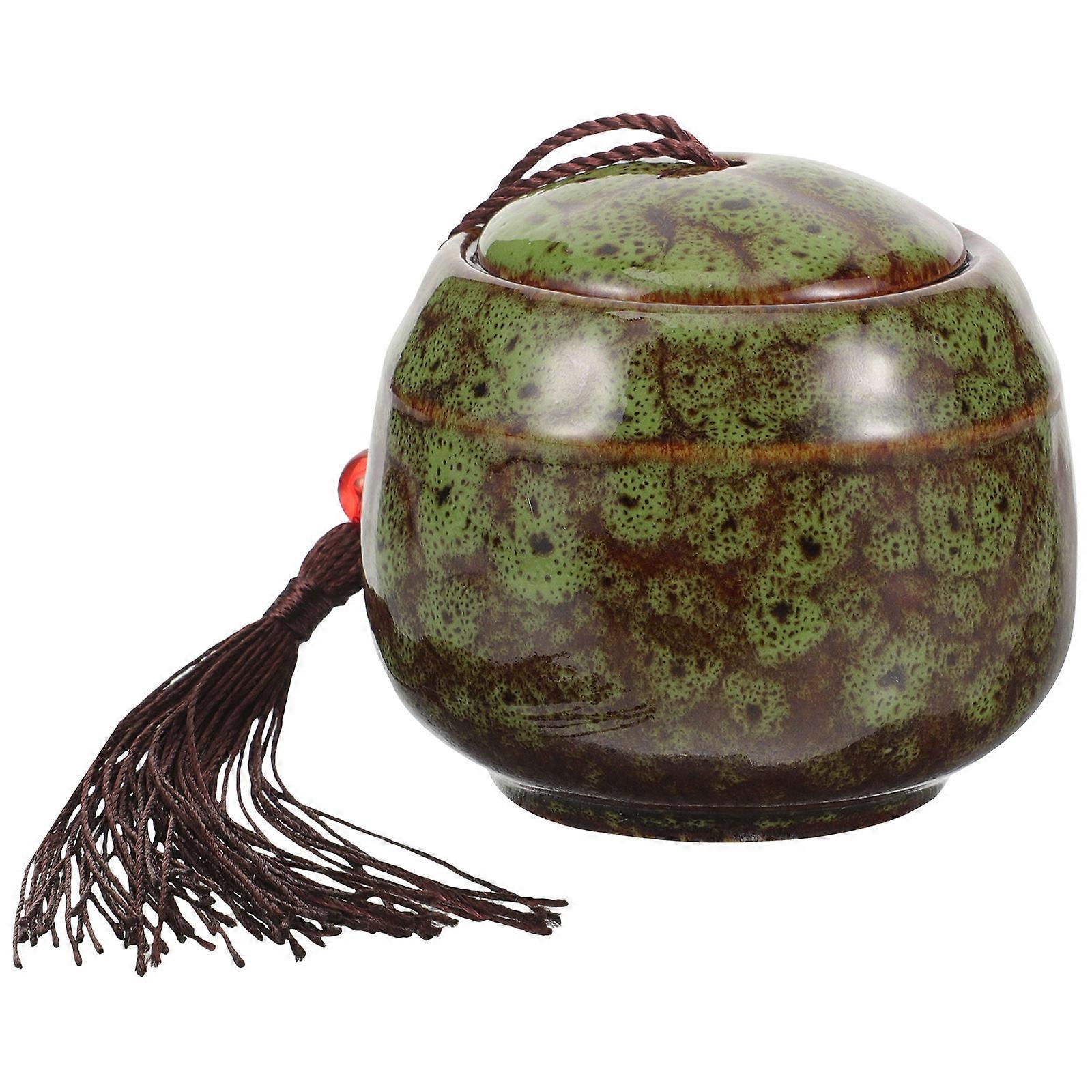 Small Ashes Urn Ceramic Urn For Human Ashes Sealed Storage 6X6X5.5 Cm Suitable For Pet Lovers 1Pcs