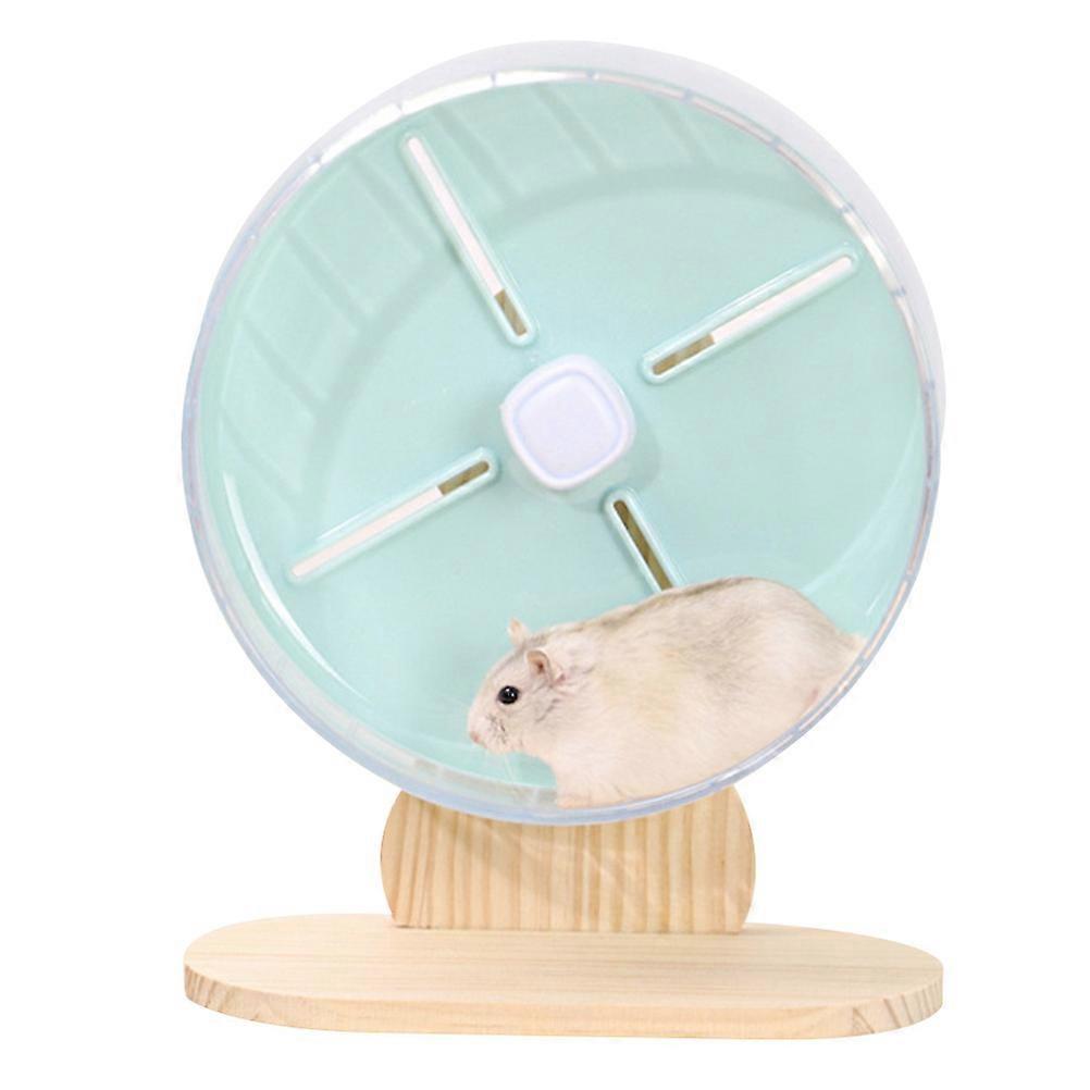 Pet Wheel for Small Animals like Hamsters and Squirrels ABS and Wood 1 Set