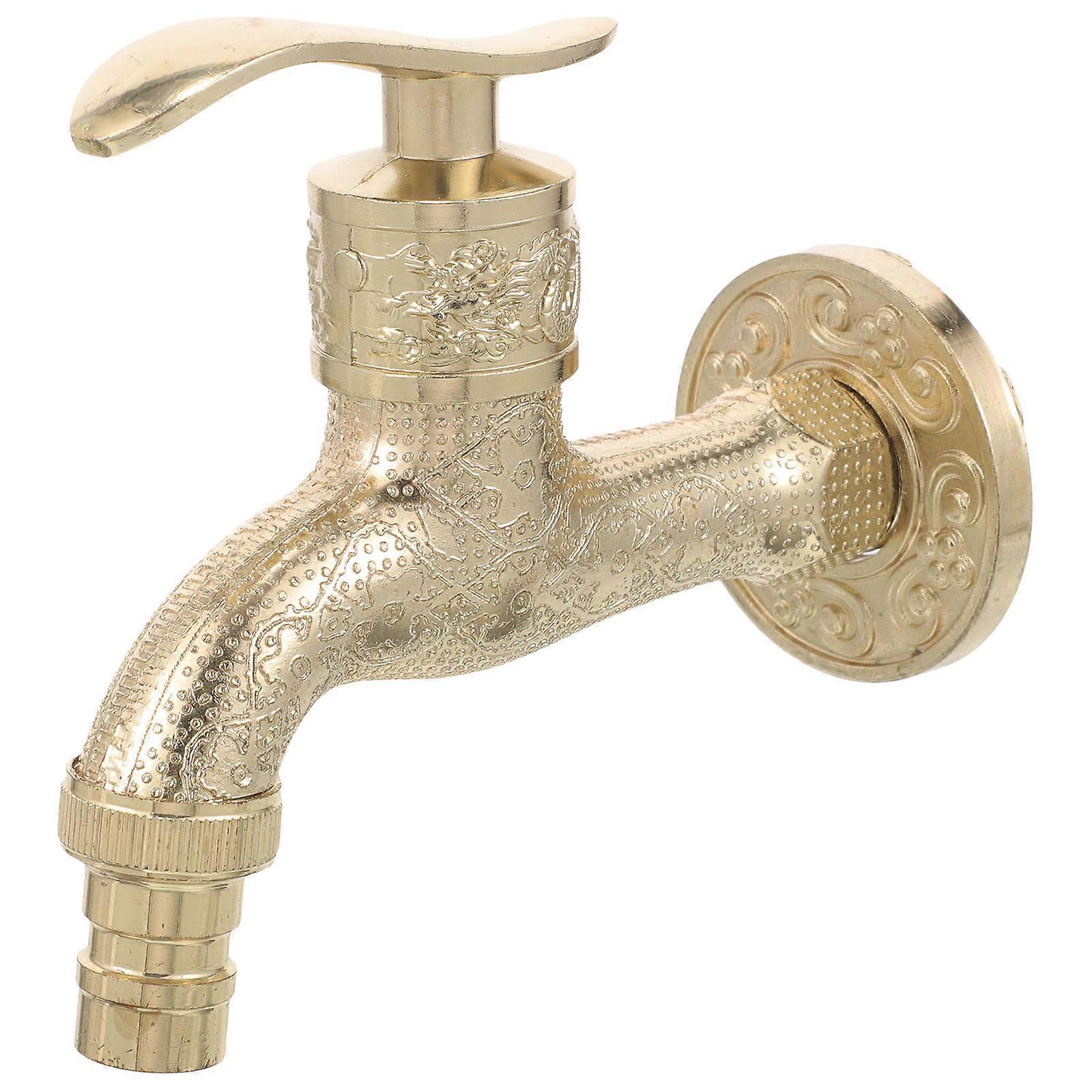 Retro Faucet with Extended Spout for Home Use Made of Durable Zinc Alloy 1/2 Interface