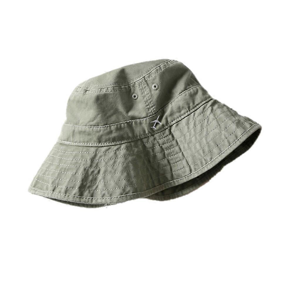 Sun Protective Bucket Hat Cotton Material Japanese Style Simple Casual Design Spring Summer Accessory 1Pack