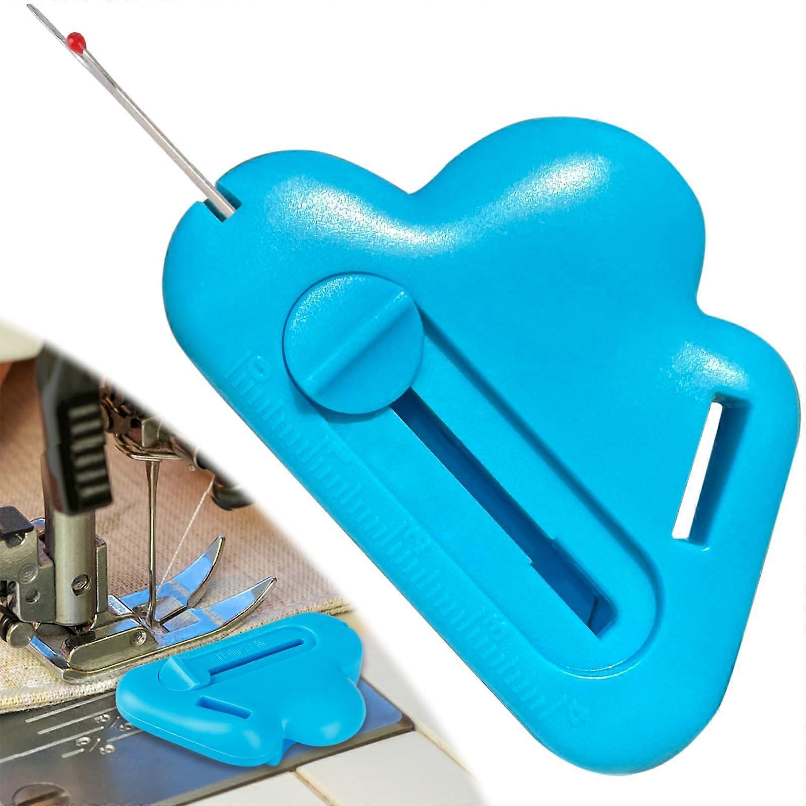 Magnetic Seam Guide for Sewing Machines with Seam Ripper, Multifunctional Sewing Accessories, Blue Color, Compatible with All Models