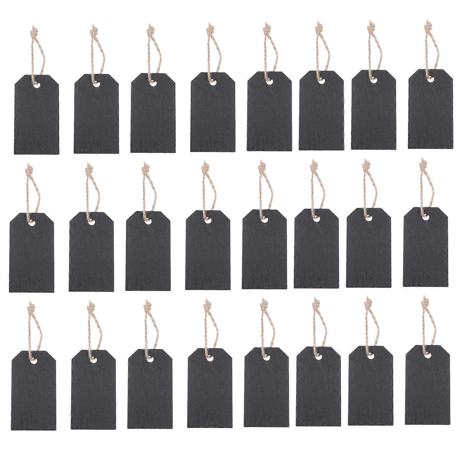 Black Price Tags for Store Display Made of Synthetic Material Professional and 2 Sets