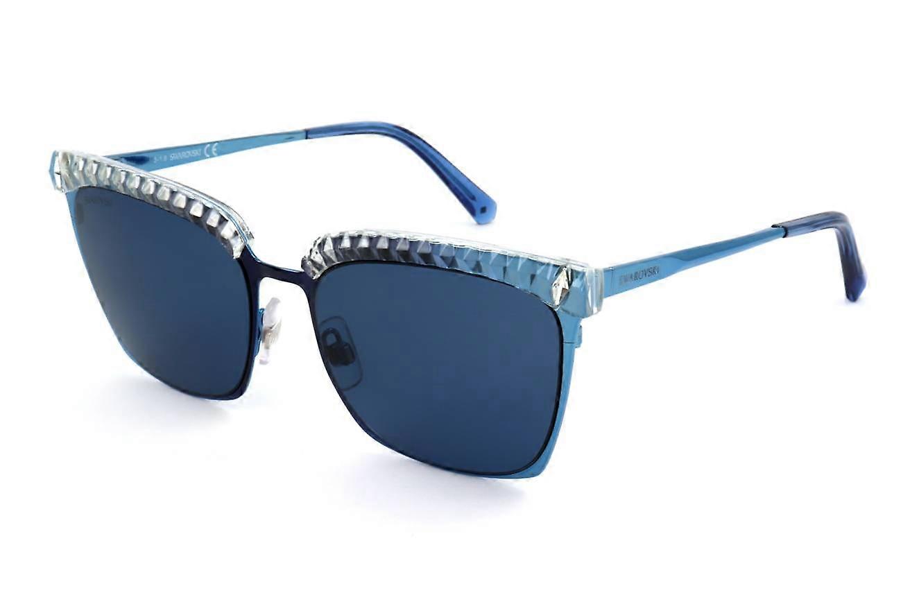 Sunglasses Swarovski SK0196 92V BLUE 55/17/140 WOMAN