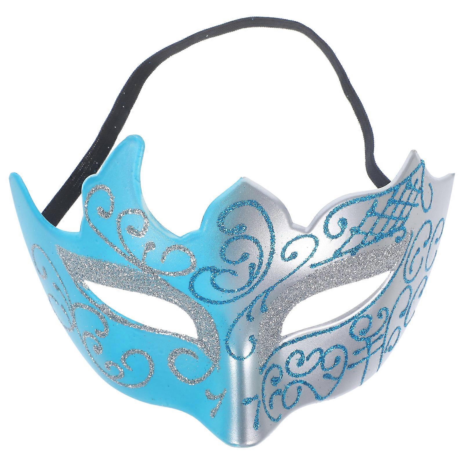 Masquerade Party Mask Decorative Half Mask For Halloween Parties Adults Chic And Delicate Design 1Pcs