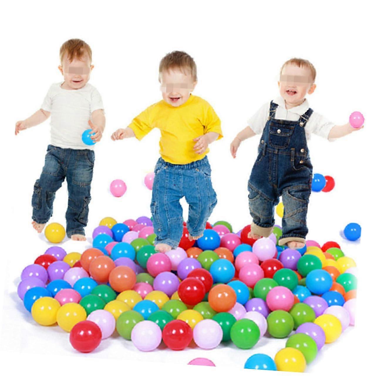 25 pieces of plastic ocean balls for play balls, ball pit, garden, and pool. Safe and odorless, for boys' birthday parties and events.