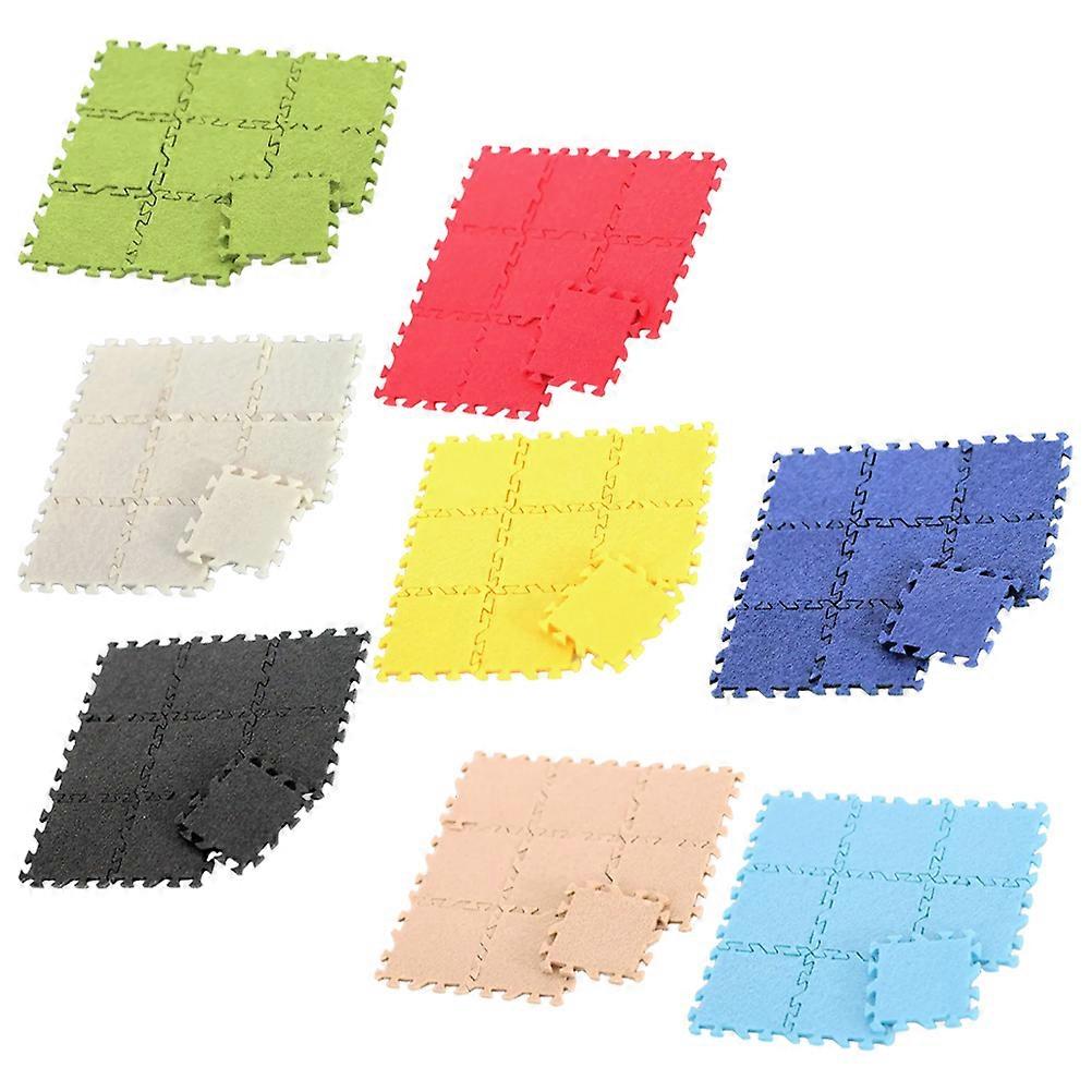 Miniature Puzzle Mats for Dollhouse Floor Rugs – Micro Landscape Craft Supplies, Lightweight Smooth Surface for Mini House Decor, Photo Props & Home