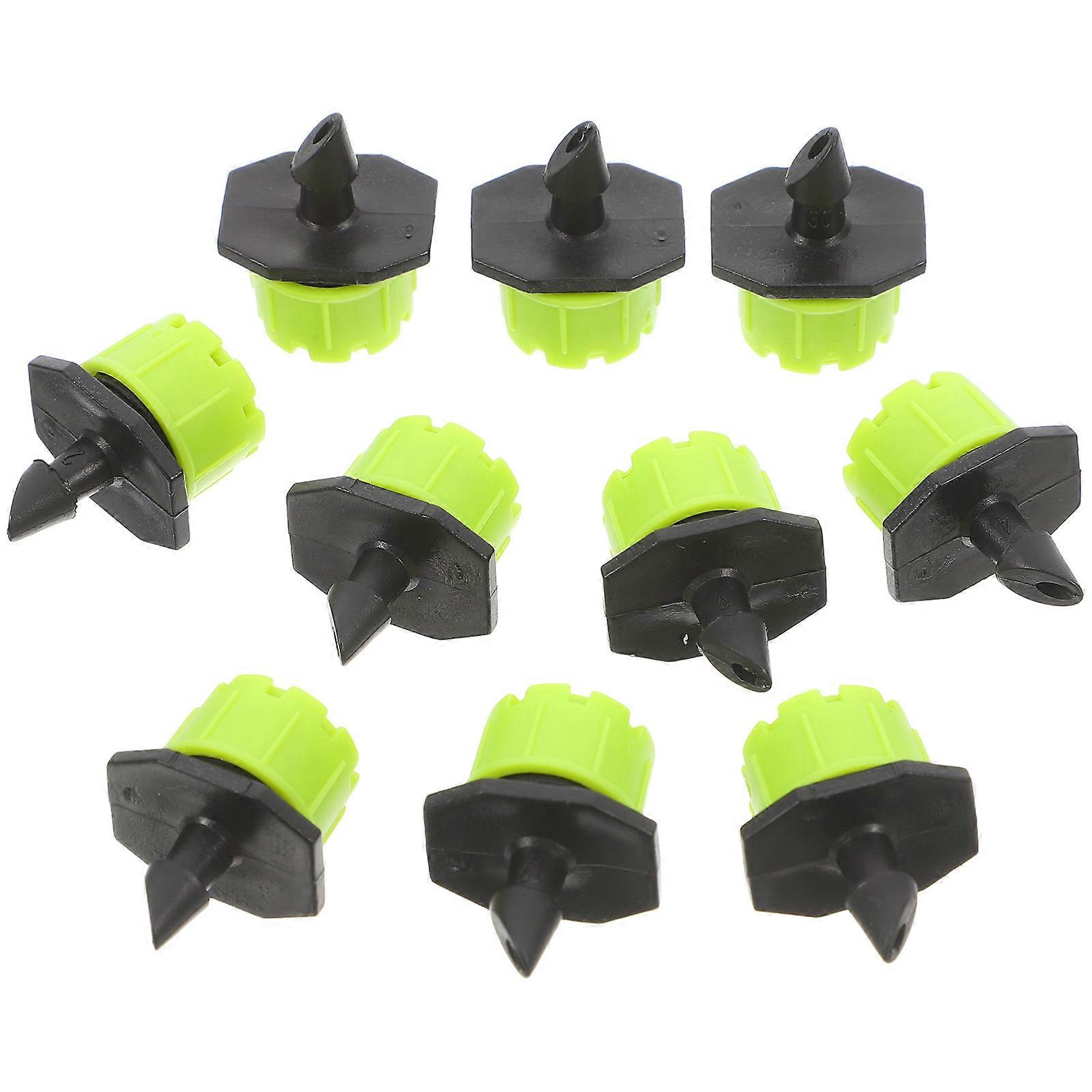 Precision Adjustable Drip Irrigation System Parts for Home Use Green PP Material 100pcs