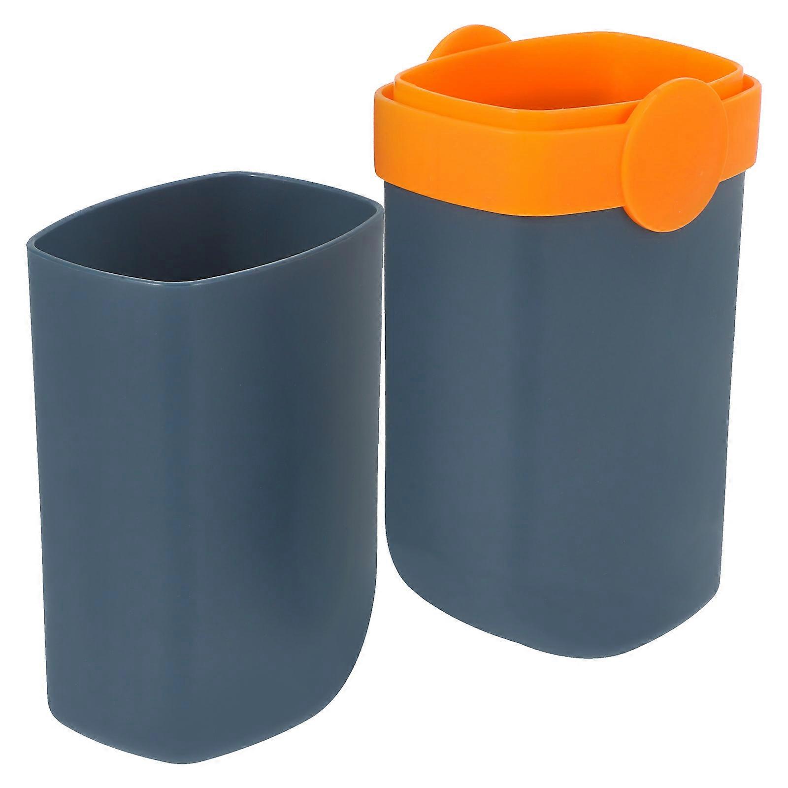 Compact Travel Toothbrush Box For Travelers With Navy Color And Durable Material 1Pack
