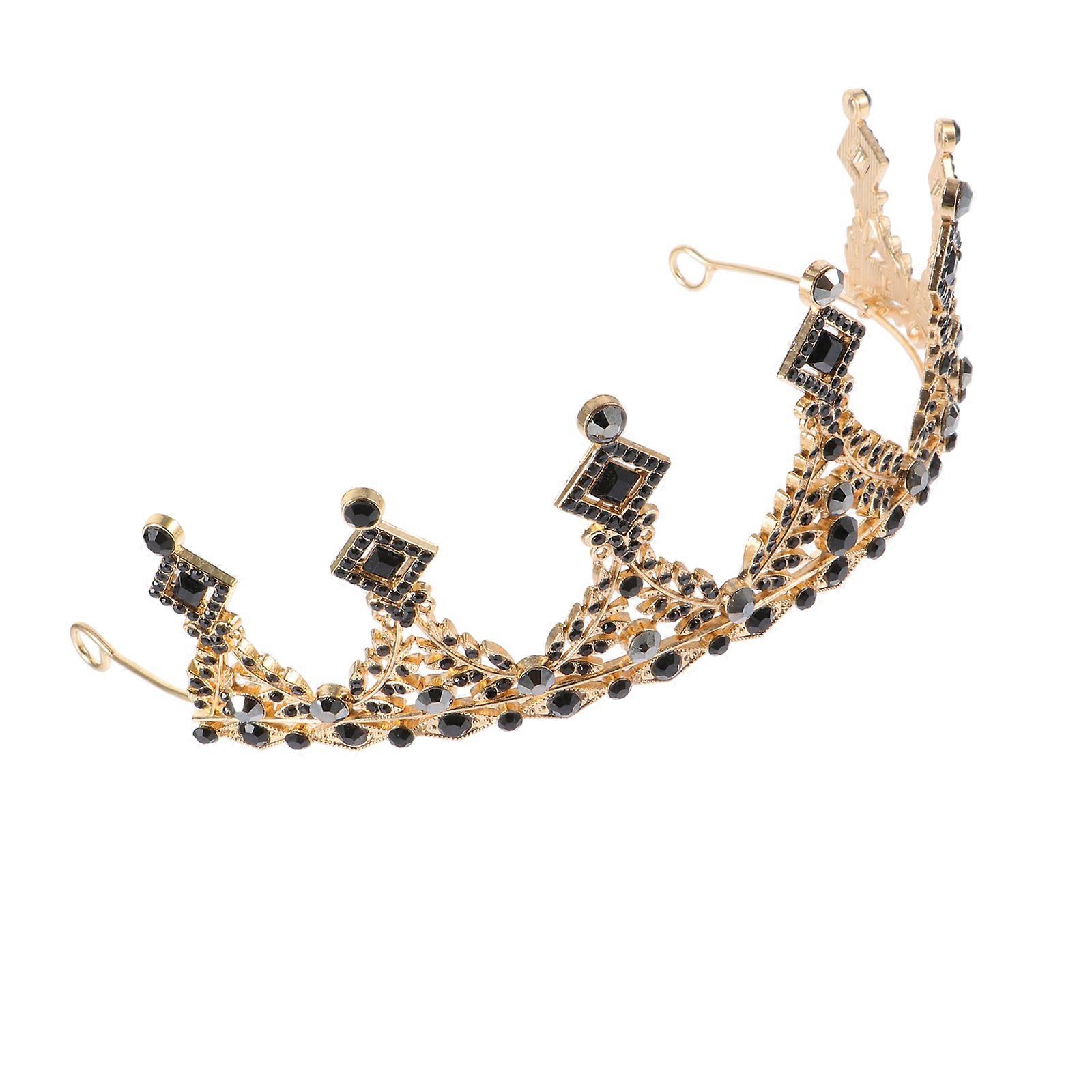 Bride Crown, Durable and Elegant for Wedding Tiara Headdress with Rhinestone Detailing
