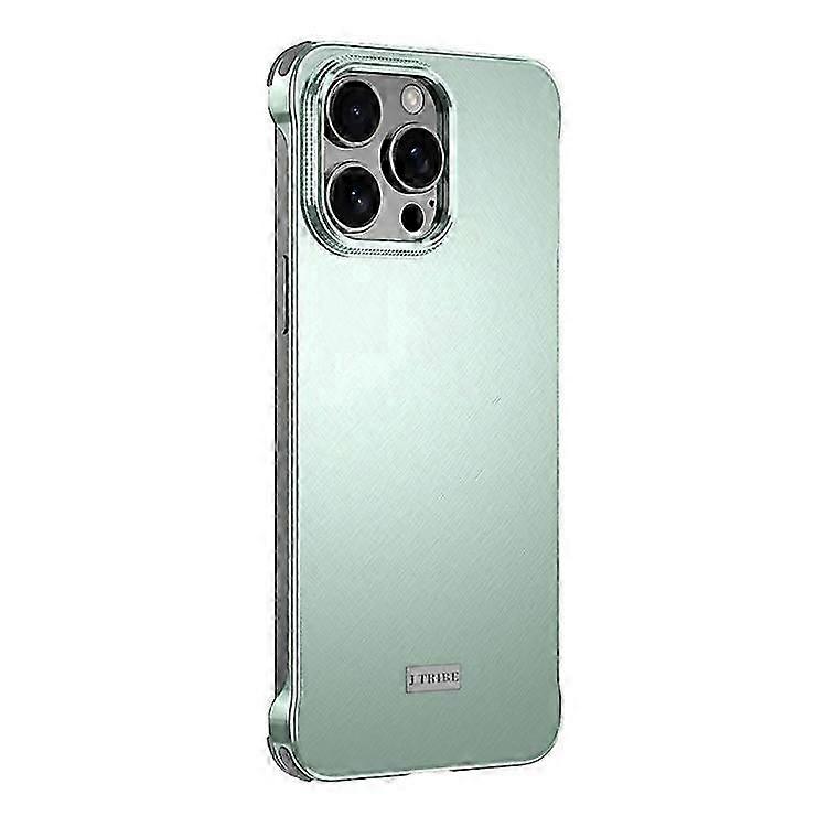 Compatible For iPhone 16 Pro Max Case PC + Silicone + Alloy Matte Phone Cover