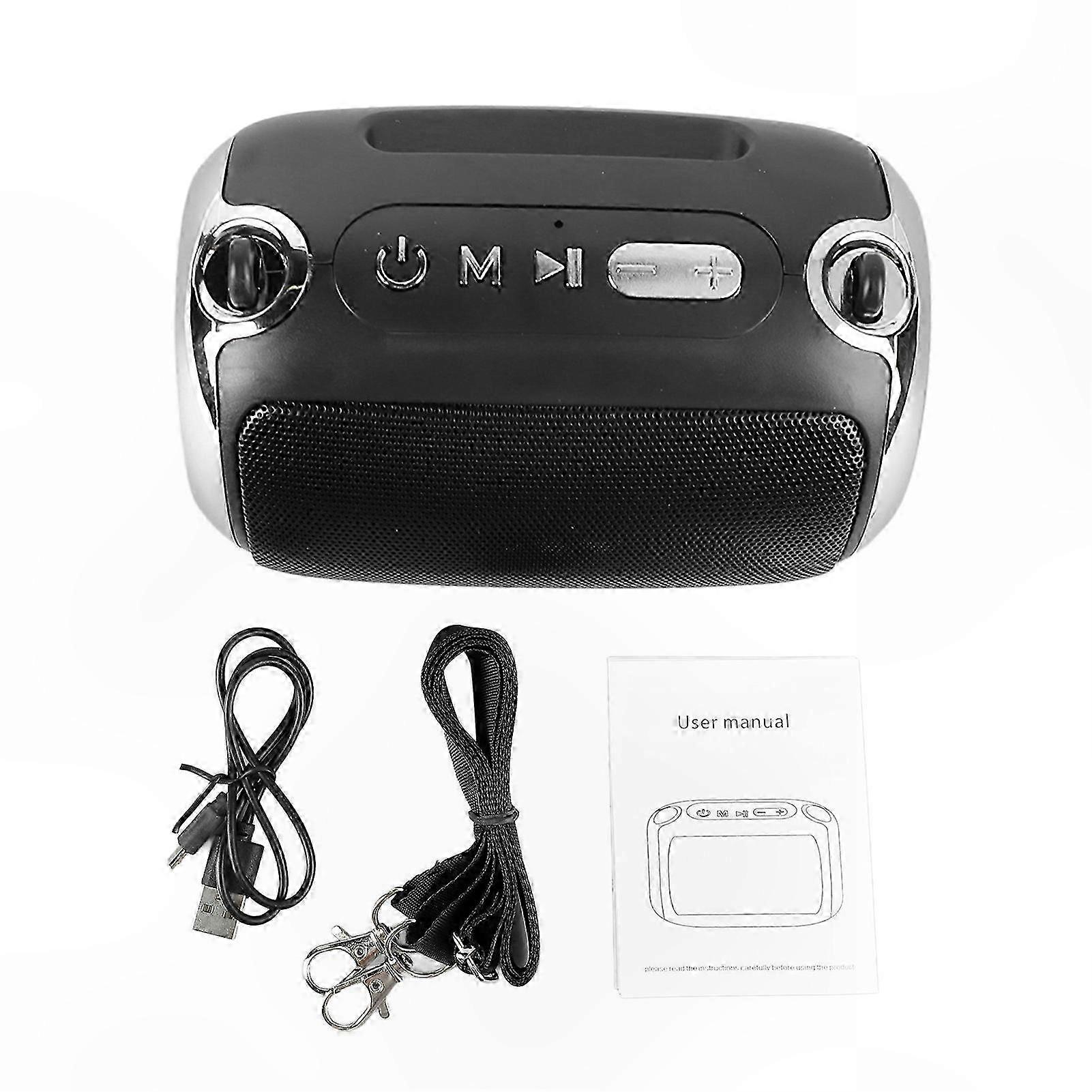 مكبر صوت بلوتوث قابل لإعادة الشحن مع بطاقة ذاكرة ودعم قرص U ، نظام صوت لاسلكي محمول لمحبي الموسيقى