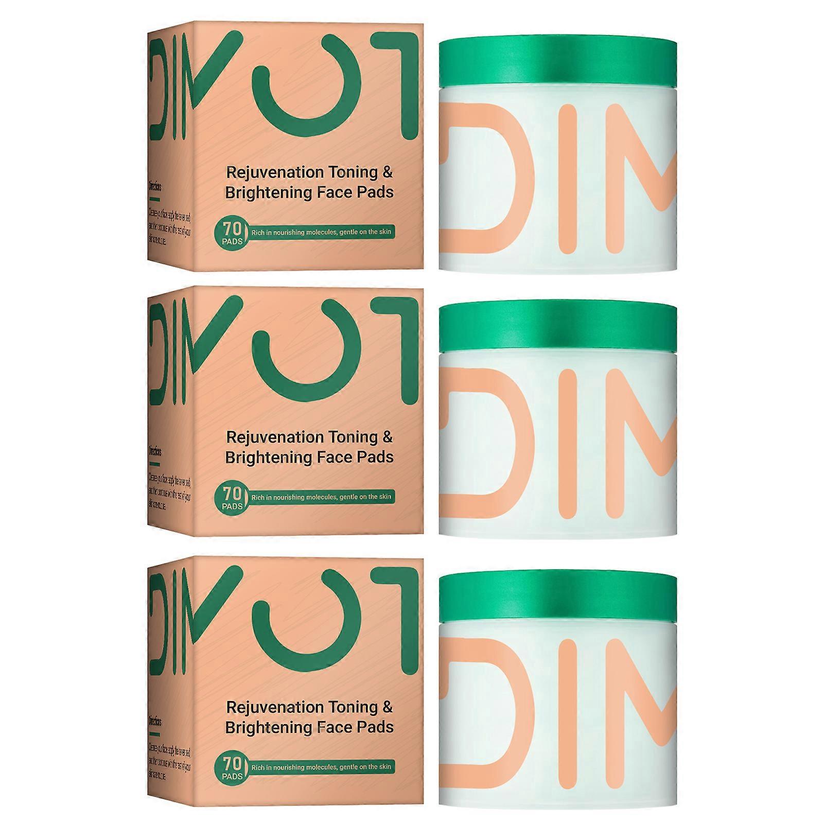 70-210pcs Centella Asiatica Hydrating Face Pads - Anti-Aging & Anti-Wrinkle Toner Pads for Redness, Dark Spots for All Skin Types