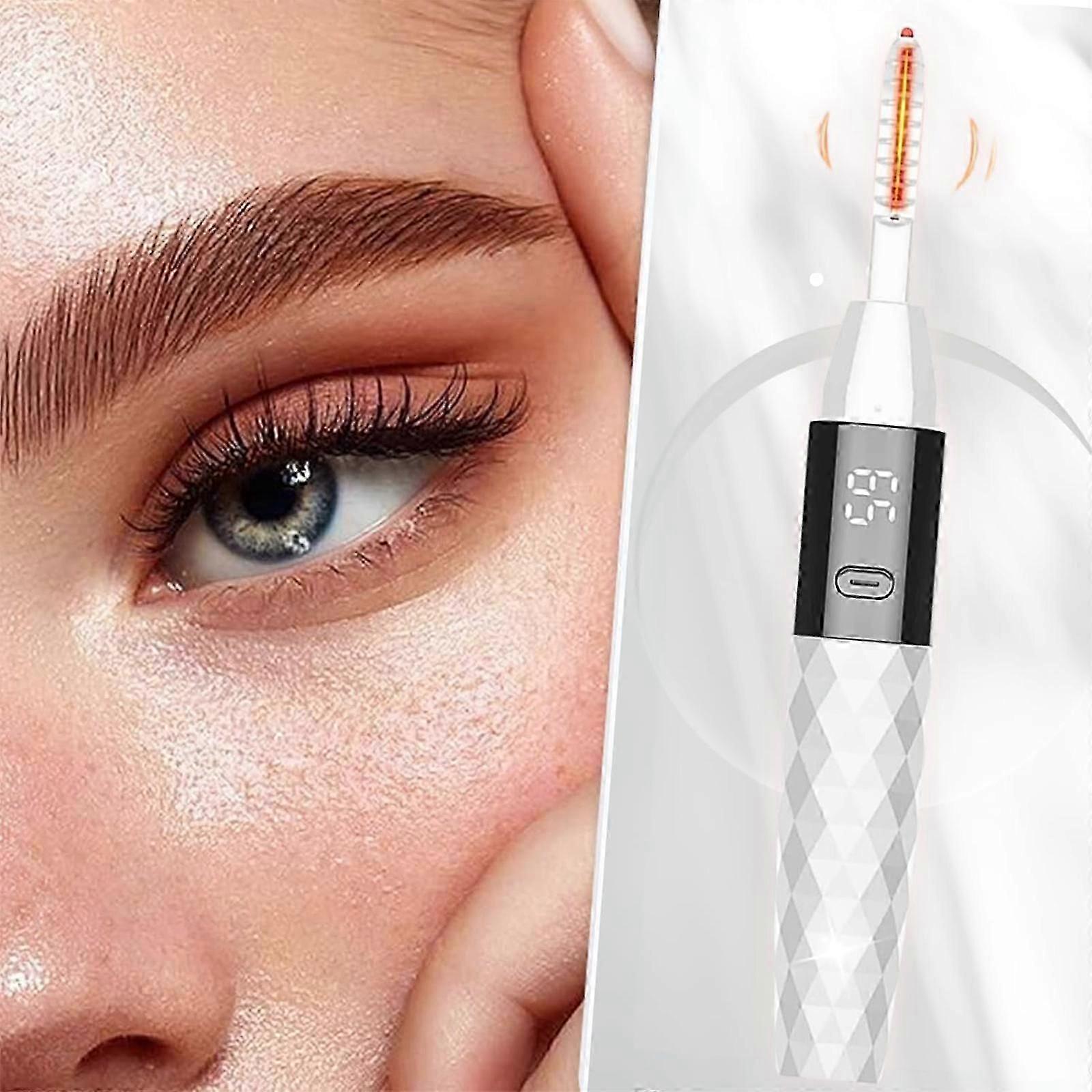 Recourbe-cils chauffants chauffe rapidement en 10 secondes, recourbe-cils électrique pour femmes, 24 heures de longue durée, recourbe-cils de type C rechargeable