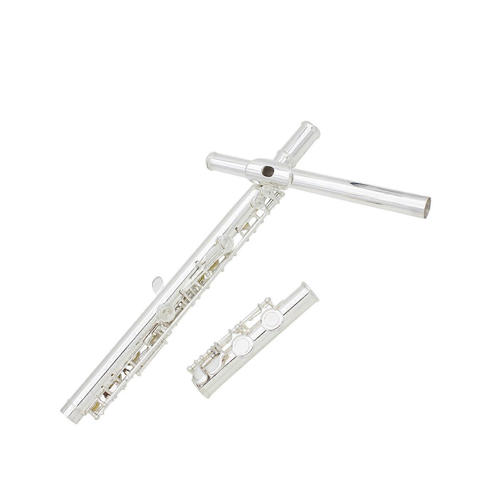 Flöteninstrumente für Erwachsene 16 Silber Flöte E-Schlüssel Vernickelt C Einsteiger Performance Instrument