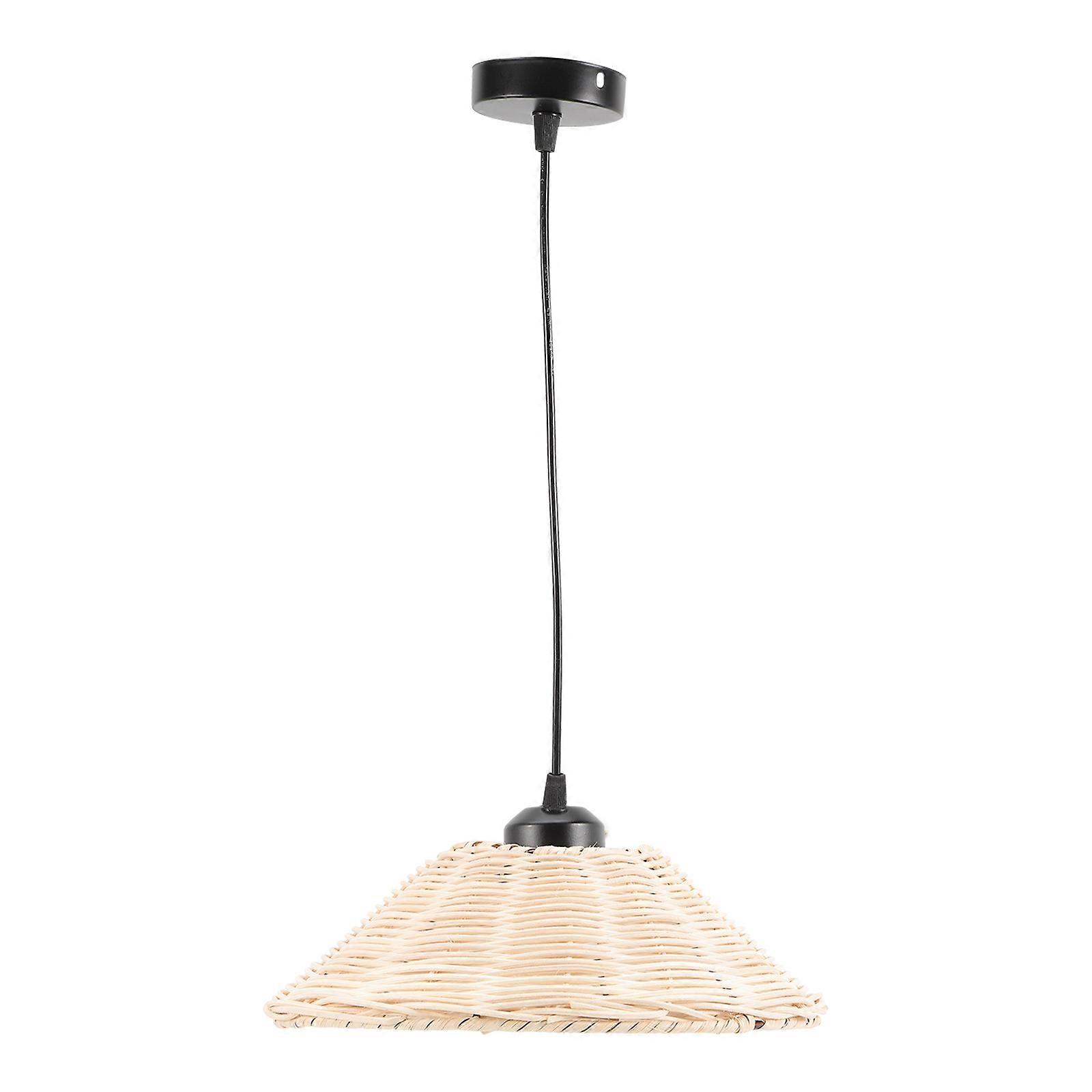Bamboo Rattan Pendant Light Ceiling Light Fixture Rattan Chandelier Ceiling Lamp