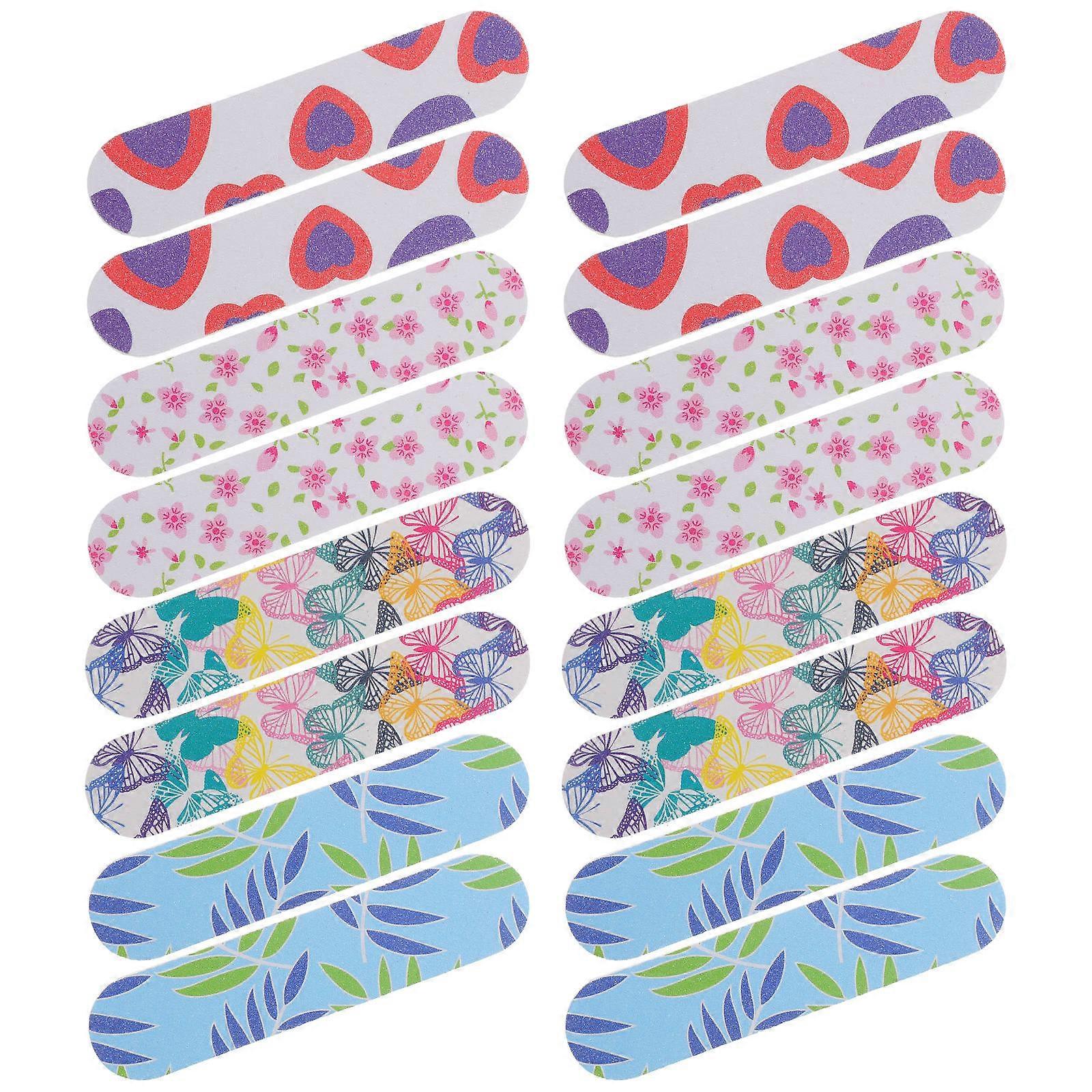 Nail Buffer Boards 40Pcs Σφουγγάρια Μανικιούρ Για Γυναίκες Και Άνδρες Προμήθειες Φροντίδας του Αγίου Βαλεντίνου