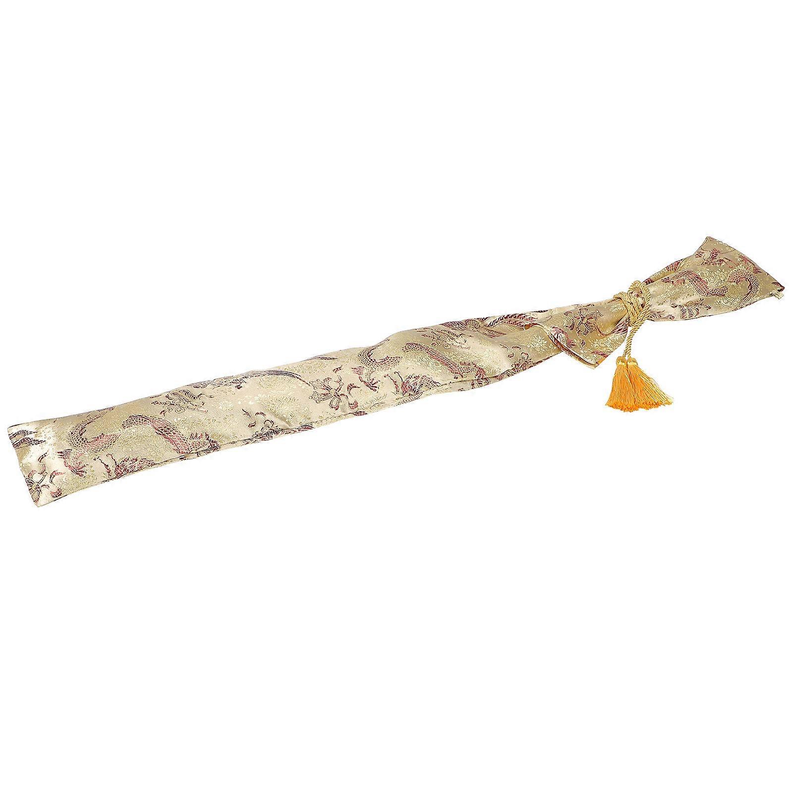 Silk Sword Carry Bag for Japanese Wakizashi Vintage Style with Tassel