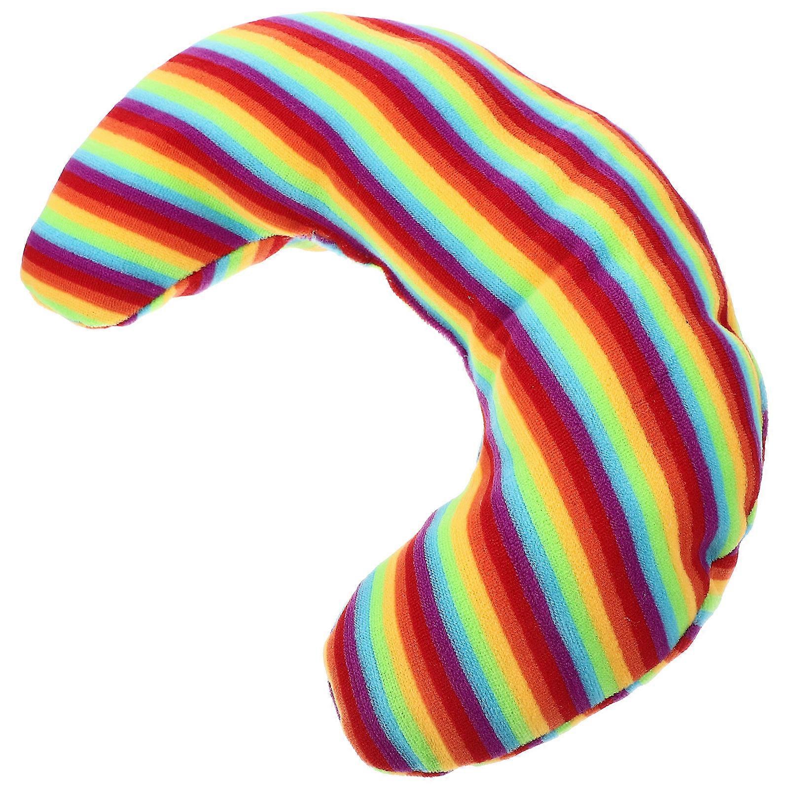 Comfortable U Shaped Cat Pillow for Pet Use Made of Cloth 7 x 5 inches
