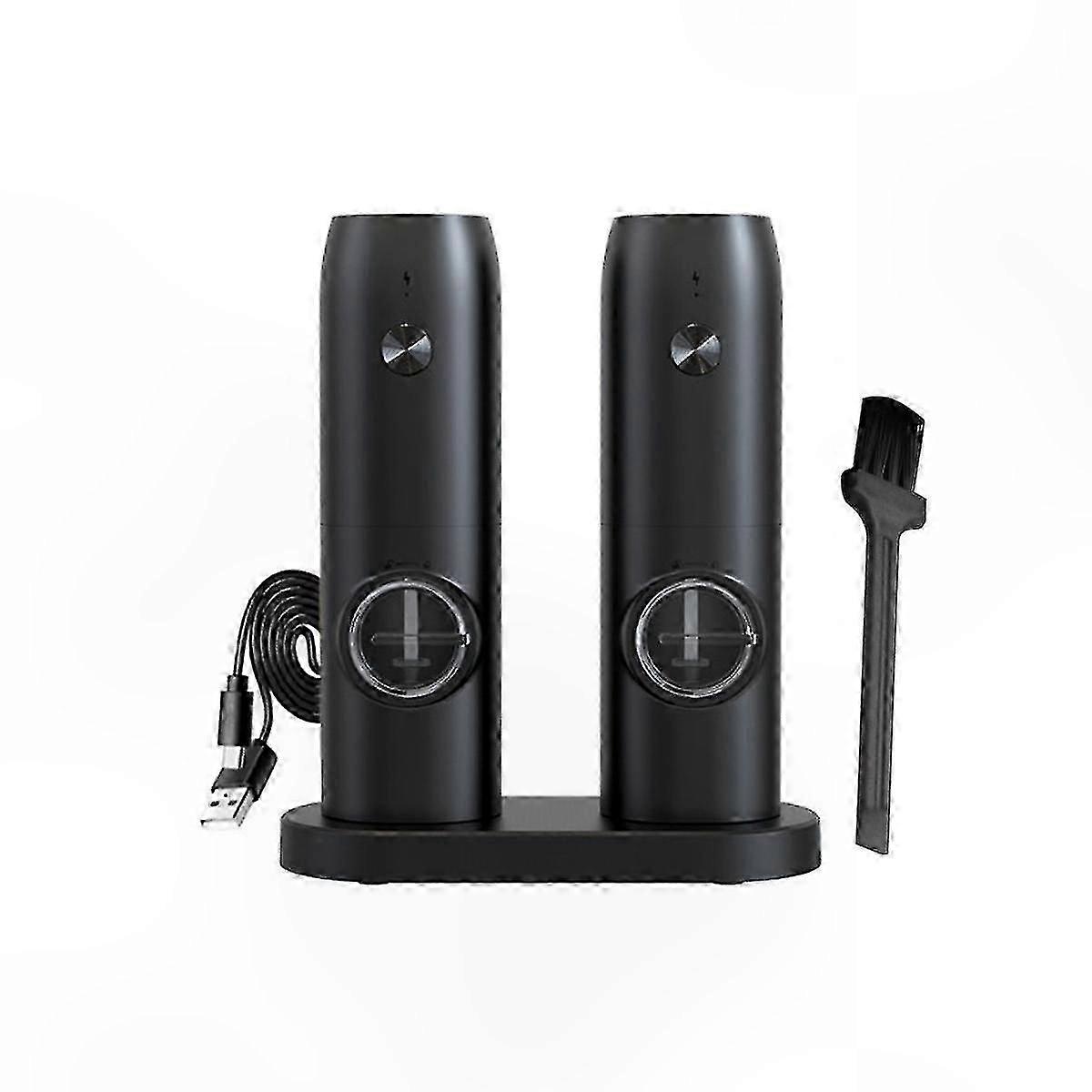 Mini USB Rechargeable Electric Grinder Set for Salt and Pepper