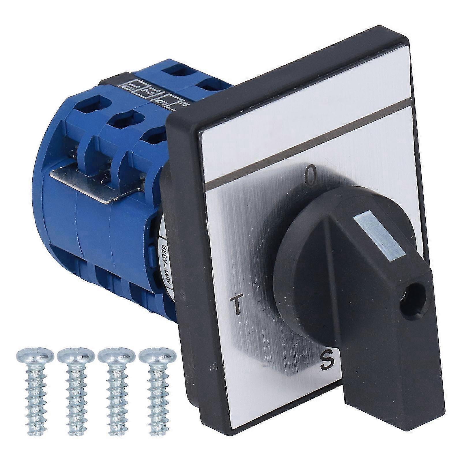 2025 BERM Cam Changeover Switch Current Transfer Rotary Cam Selector 3 Phase 4 Wire CA10