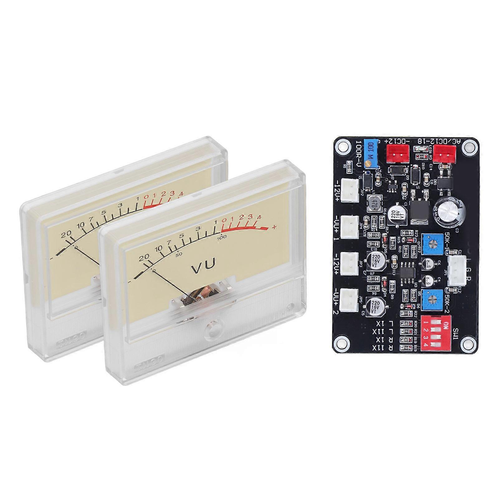 High Accuracy Power Amplifier VU Meter Preamplifier Audio Level Meter with Driver Board