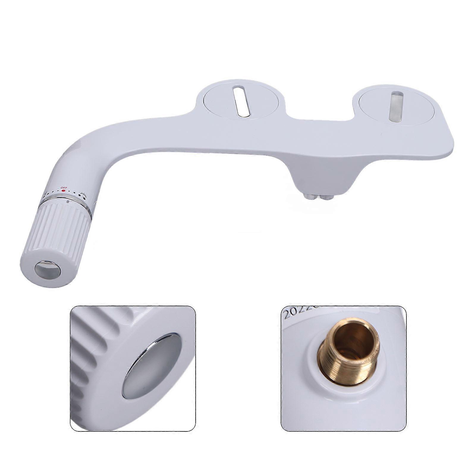 G1/2 WC Bidet Attachment Set ABS Doppeldüse Badezimmer Bidet Wassersprüher für den Haushalt