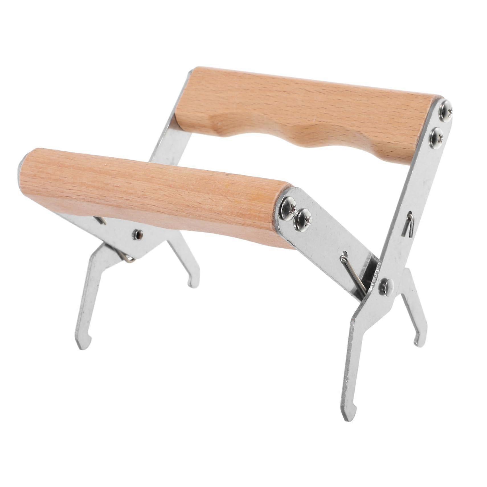 Stainless Steel Beehive Frame Clip Tool - Durable Hive Frame Holder Lifter for Easy Inspection and Removal