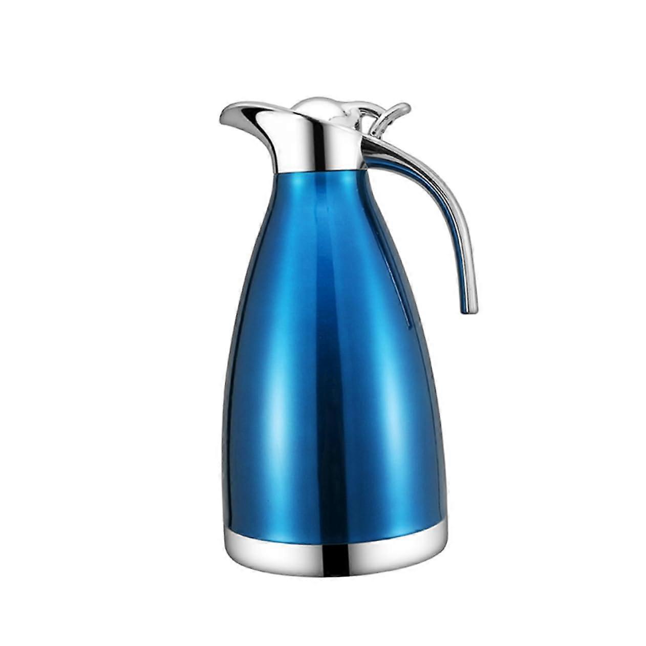 Insulated Stainless Steel Water Bottle 20 oz Blue Thermal Kettle for Home Office Travel Everyday Use Single Layer Design