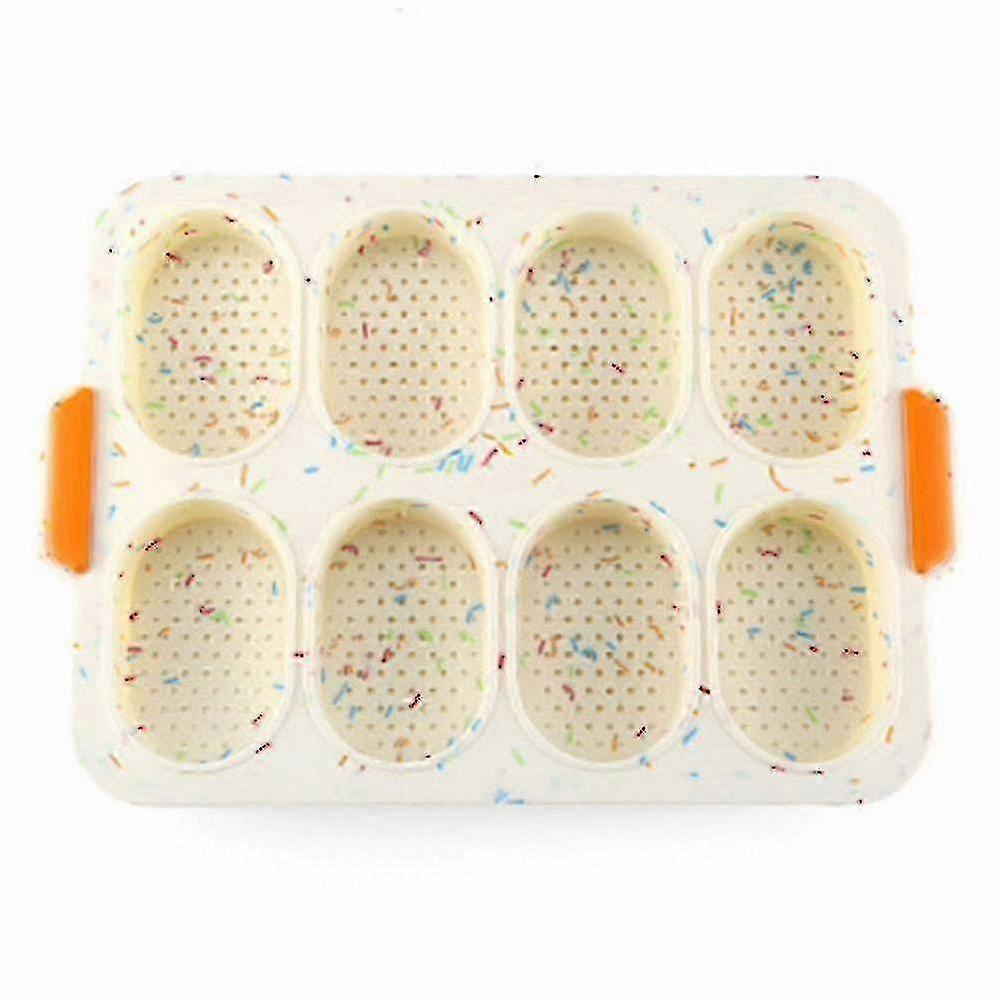 Perforated Bread Baking Pan, Non-Stick Crisping Tray for Loaves, Rolls, and French Baguettes