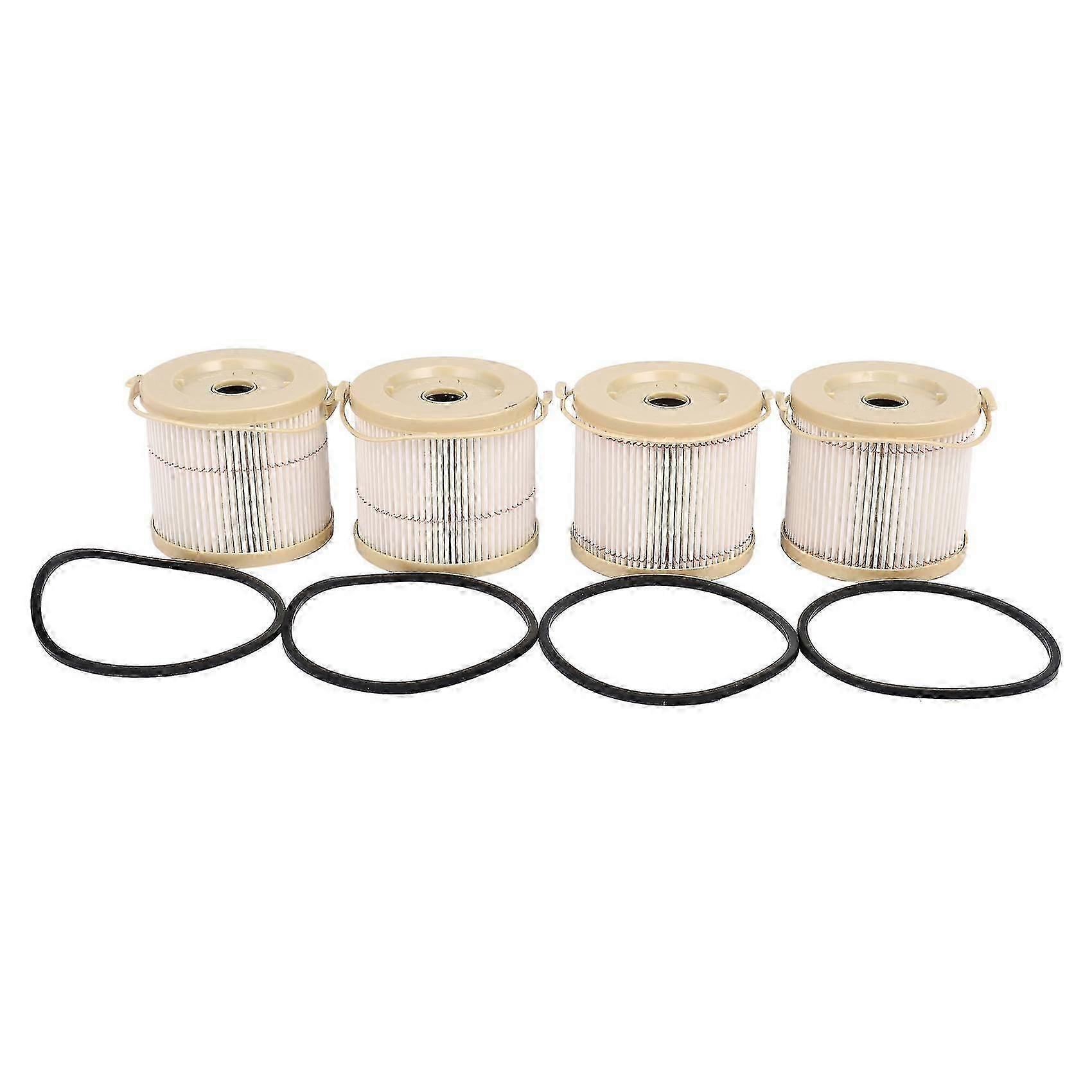 4-Pack Fuel Filter Kit for 500FG Engines - Truck Water Separator Replacement