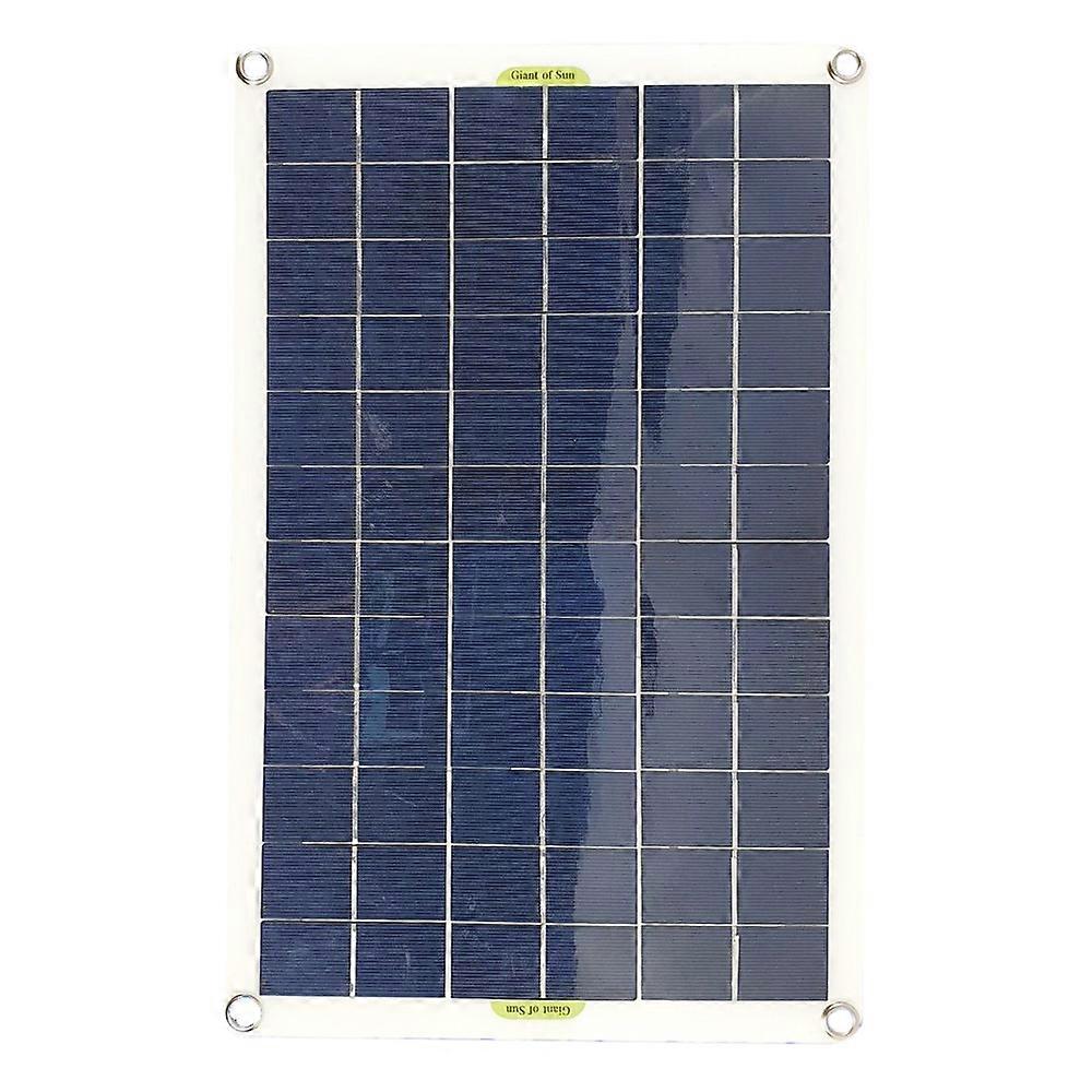 50W 12V/5V Monocrystalline Silicon Solar Panel Dual Output USB Solar-Battery-Charger with 10/20/30A/40A/50A Solar Charge Controller