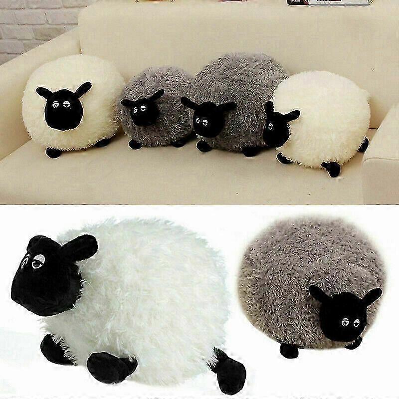 부드러운 박제 양 아기 봉제 베개 소파 홈 장식 쿠션 장난감 어린이 선물