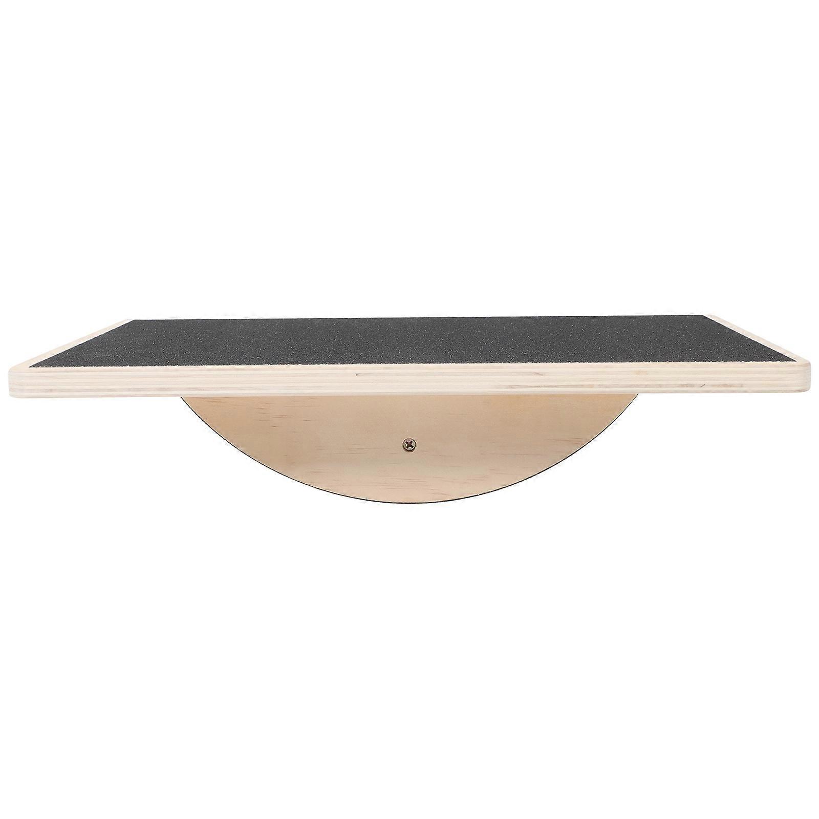 Wooden Balance board for Adults with NonSlip Surface for Home Gym Workouts and Stability Training 12.5 x 6.5 inches