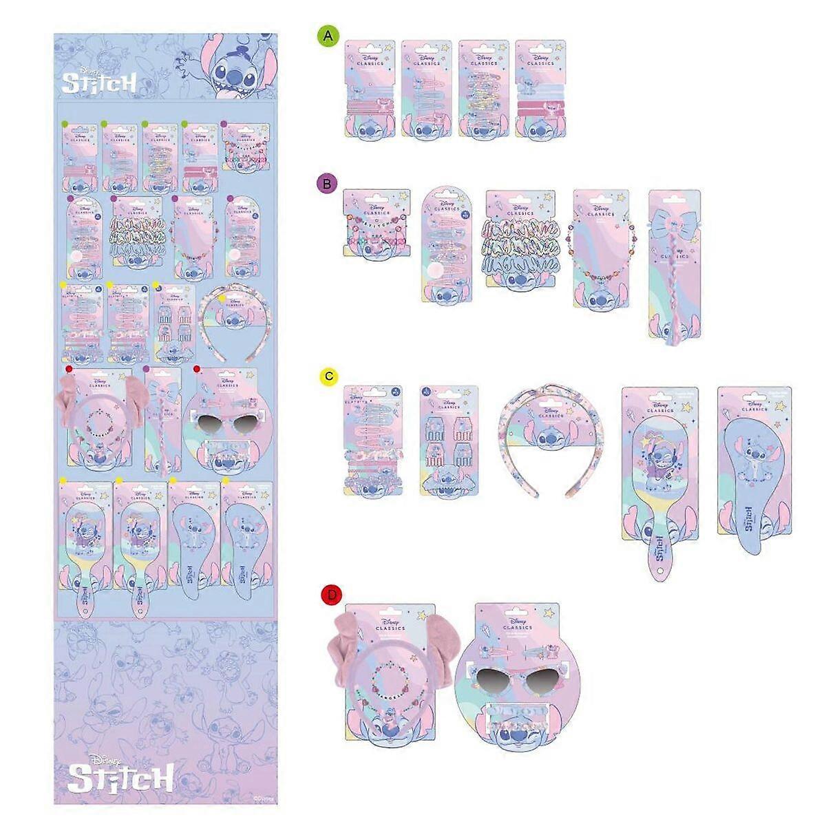 Hair Clips Stitch Blue