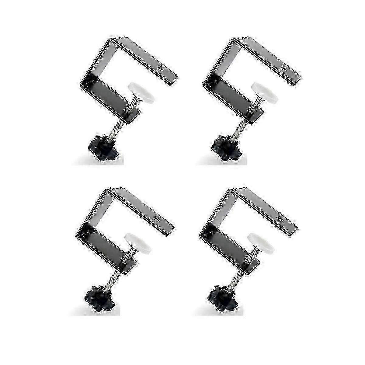 4pcs Drawer Fixing Clips for Woodworking, Cabinet Hardware with Cold-Rolled Steel, Front Clamps for Drawer Assembly