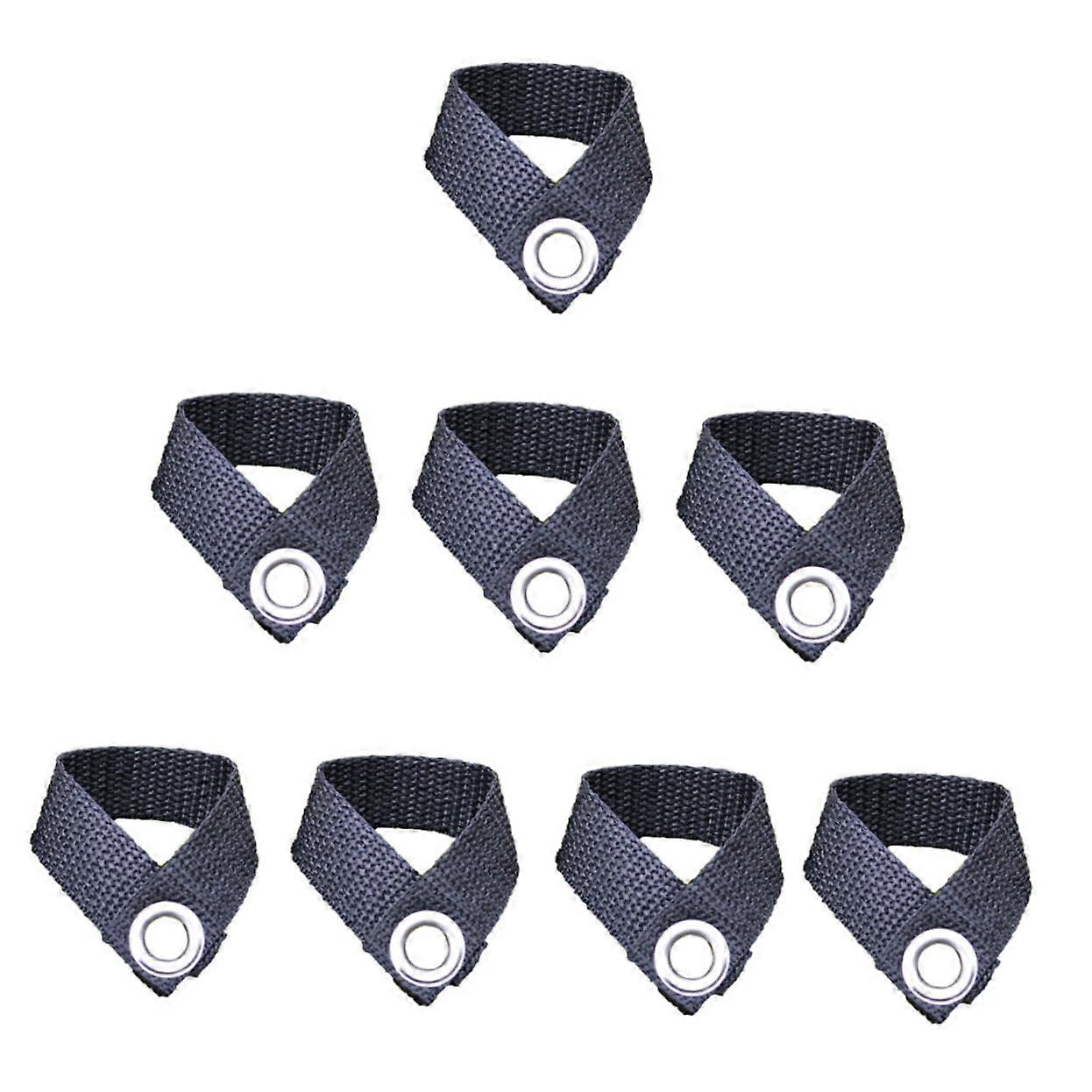 8pcs Awning Pole Fixing Buckle Tent Clamp, Durable PP Material Outdoor Tent Clip for Secure Setup