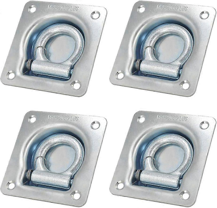Recessed D-Ring Tie Down/Square Cargo Tie-Down Anchors/Flush Mount Tie Down