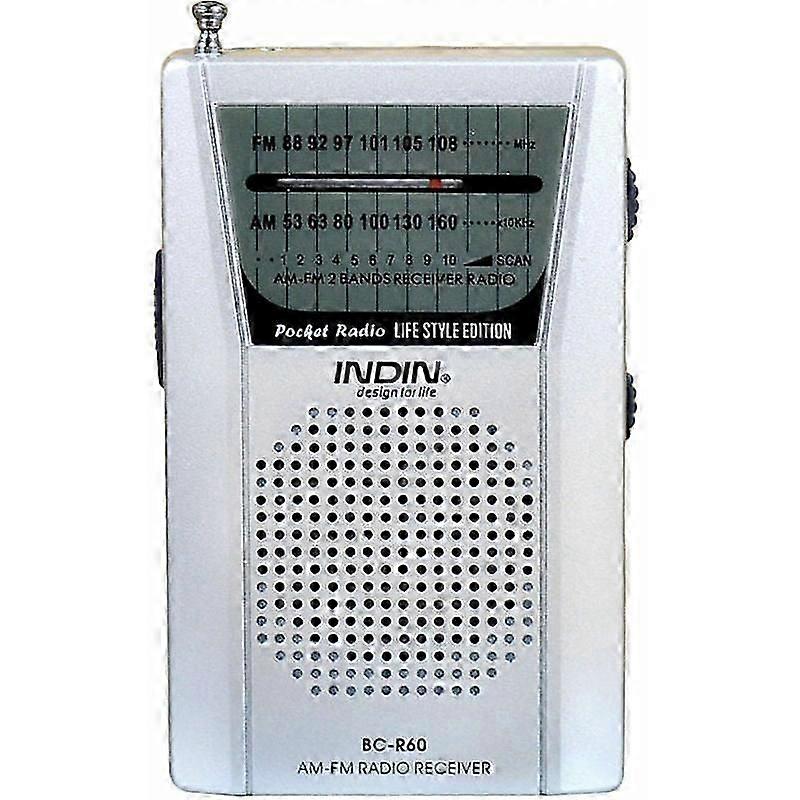 Portable FM/AM Radio with Excellent Reception and Large Speaker