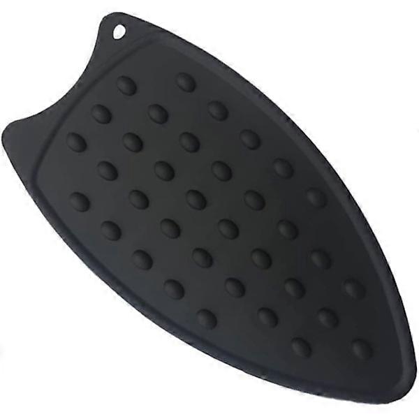 Black Silicone Iron Rest Pad Heat Resistant Multifunctional Ironing Mat