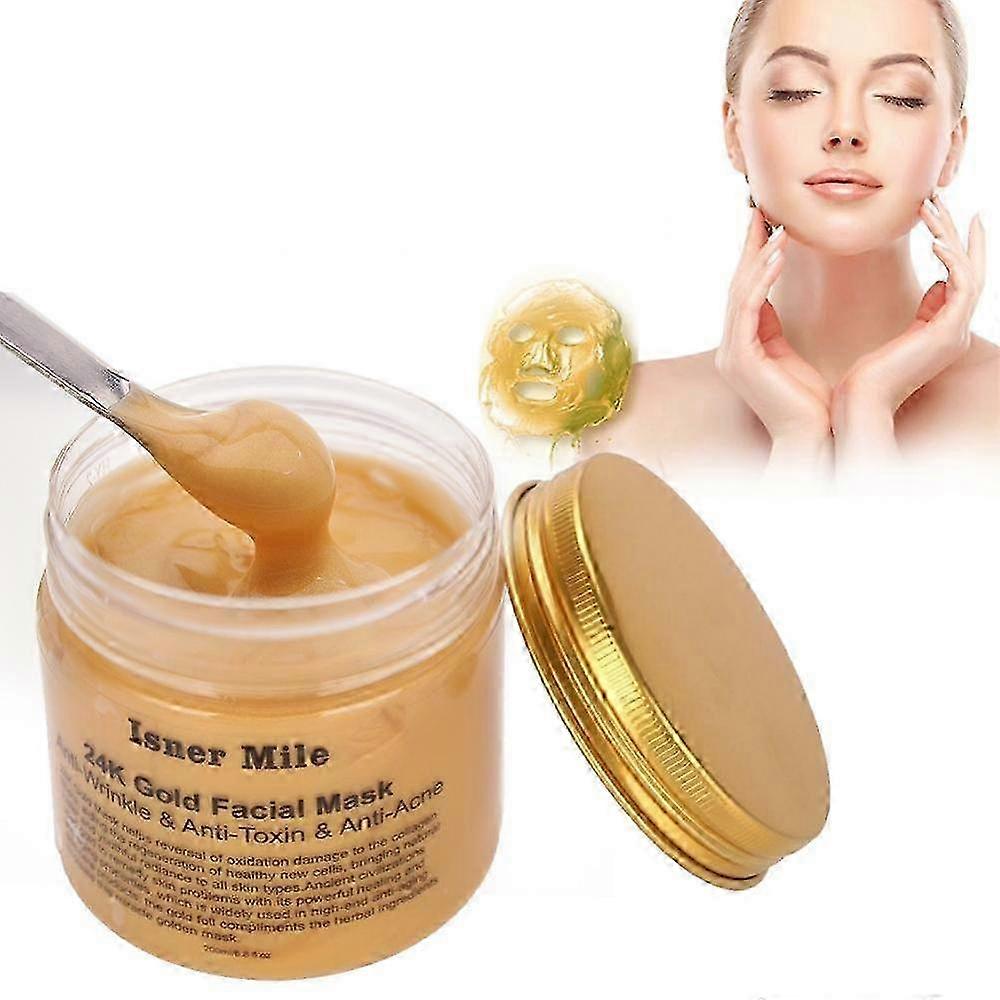 24 K Gold Collagen Face Mask Mask Remove Blackheads Remove Moisture...